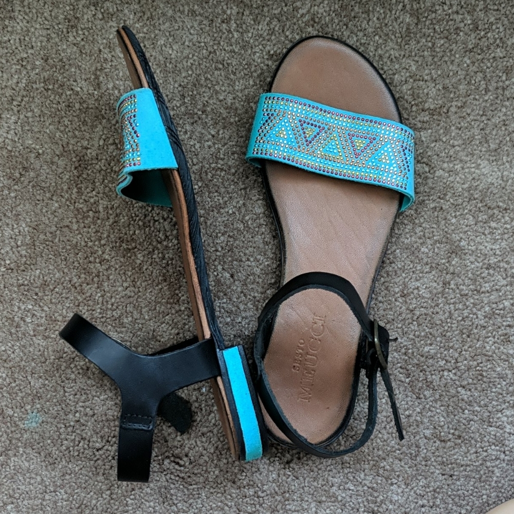 Sandals real leather